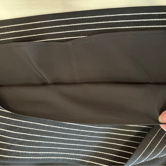 Vince Camuto Womens Black Faux Wrap Asymmetric Night Out Mini Skirt 14 NWT - Picture 10 of 15